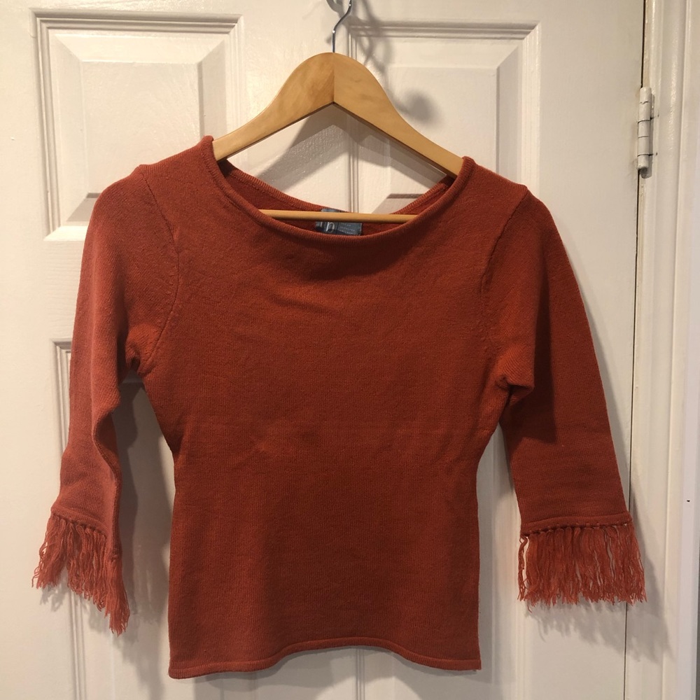 UB Orange Wool Sweater